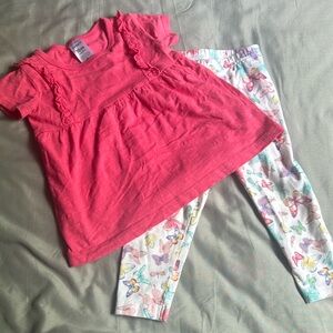 Carter’s Girl Tee and Legging Set - size 18 month
